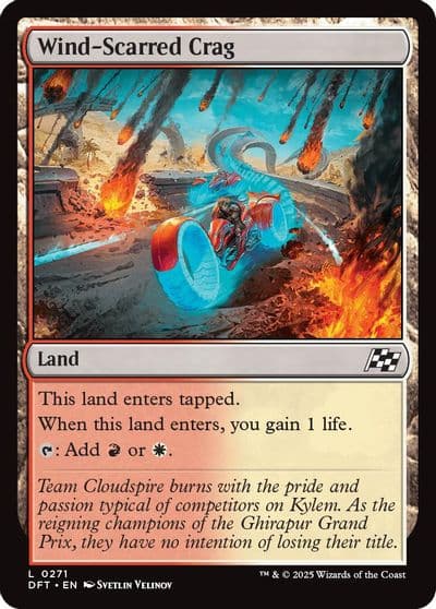 Wind Scarred Crag Aetherdrift Magic card