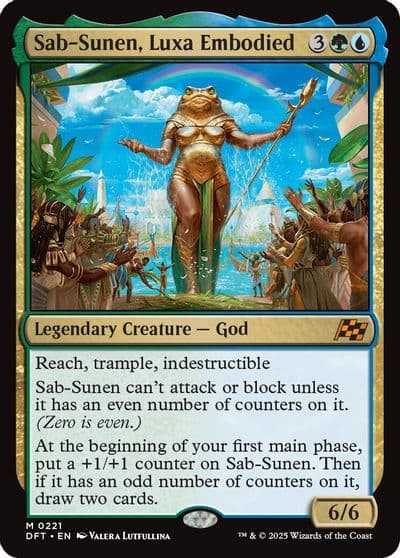 Sab Sunen Luxa Embodied Aetherdrift Magic card