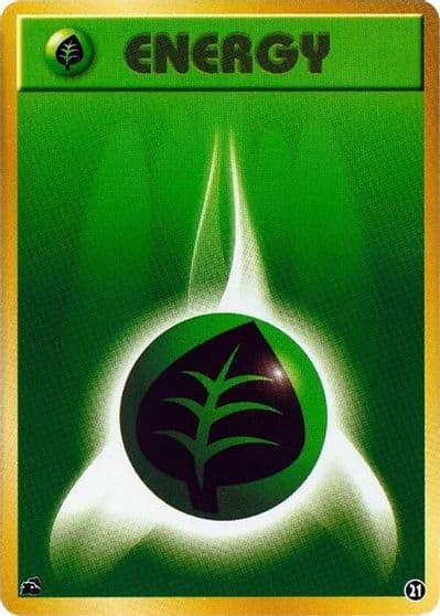 Basic Grass Energy - 21 Intro Pack (Bulbasaur) Pokemon card