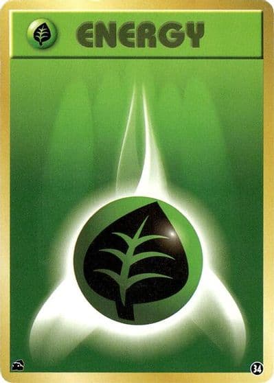 Basic Grass Energy - 34 Intro Pack (Bulbasaur) Pokemon card
