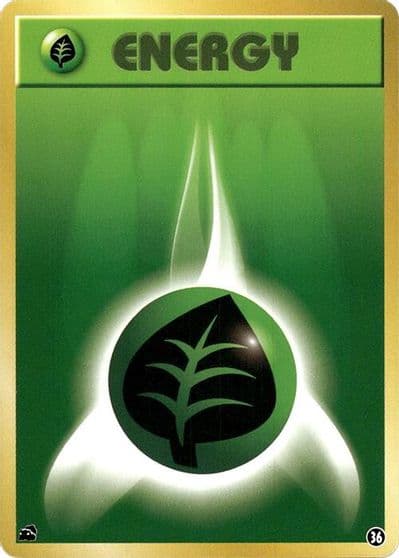 Basic Grass Energy - 36 Intro Pack (Bulbasaur) Pokemon card