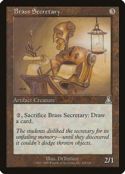 Brass Secretary Urza's Destiny Magic card