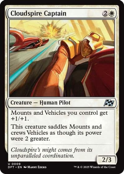 Cloudspire Captain Aetherdrift Magic card