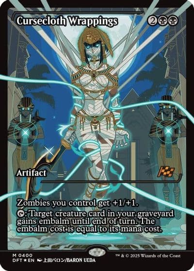 Cursecloth Wrappings Showcase Aetherdrift Magic card