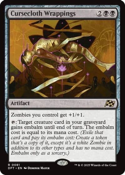 Cursecloth Wrappings Aetherdrift Magic card