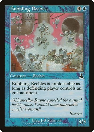 Bubbling Beebles Urza's Destiny Magic card