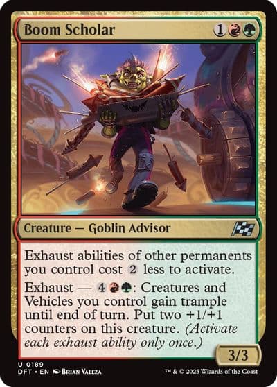Boom Scholar Aetherdrift Magic card