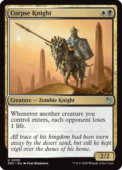 Corpse Knight Commander: Aetherdrift Magic card