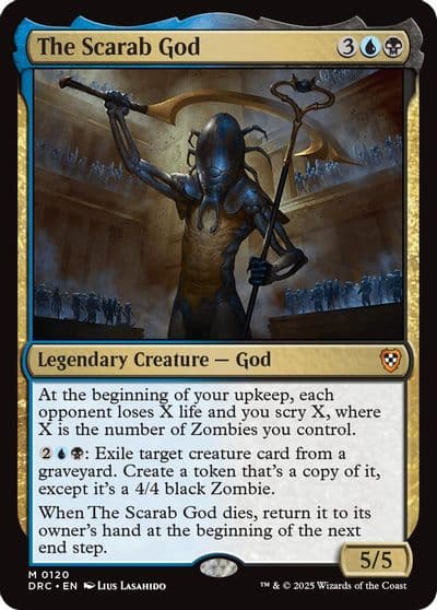 The Scarab God Commander: Aetherdrift Magic card