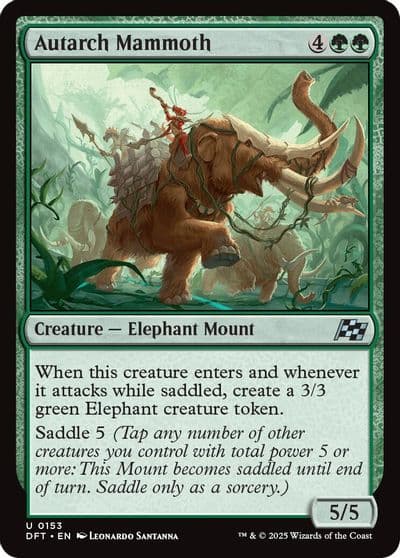 Autarch Mammoth Aetherdrift Magic card