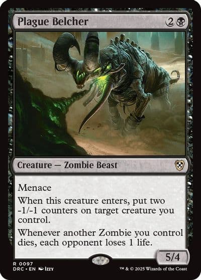 Plague Belcher Commander: Aetherdrift Magic card