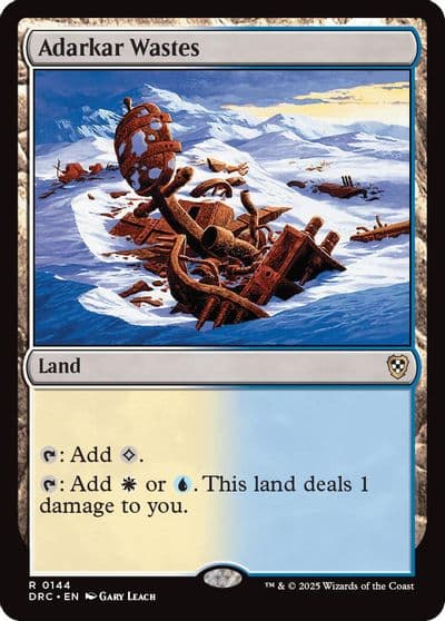 Adarkar Wastes Commander: Aetherdrift Magic card