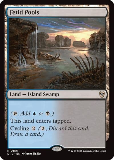 Fetid Pools Commander: Aetherdrift Magic card