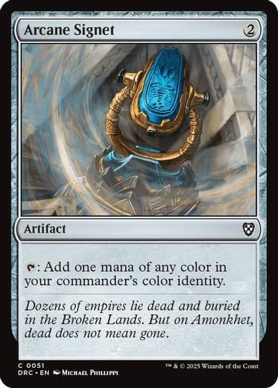 Arcane Signet 0051 Commander: Aetherdrift Magic card