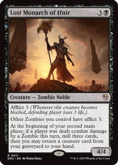 Lost Monarch of Ifnir Commander: Aetherdrift Magic card