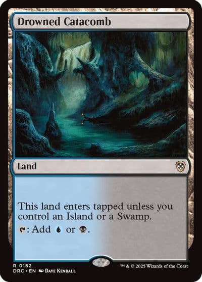 Drowned Catacomb Commander: Aetherdrift Magic card
