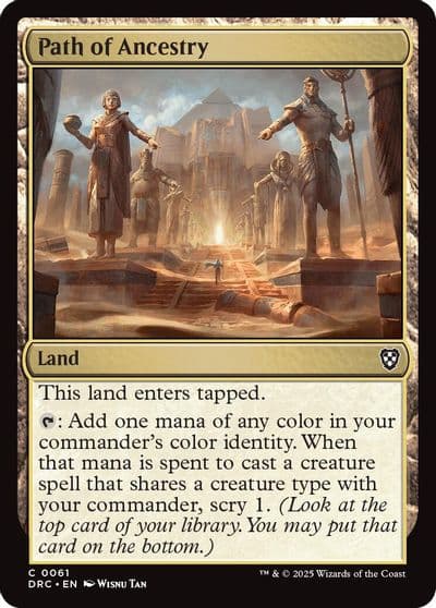 Path of Ancestry 0061 Commander: Aetherdrift Magic card
