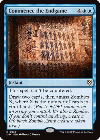 Commence the Endgame Commander: Aetherdrift Magic card