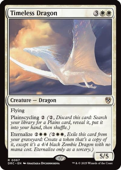 Timeless Dragon Commander: Aetherdrift Magic card
