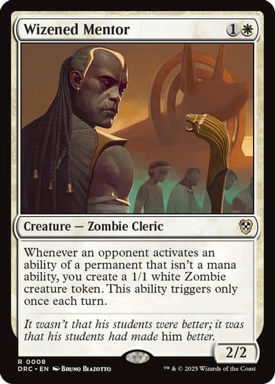 Wizened Mentor Commander: Aetherdrift Magic card