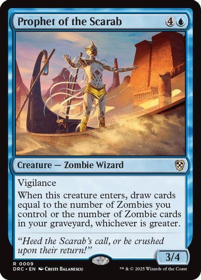 Prophet of the Scarab Commander: Aetherdrift Magic card
