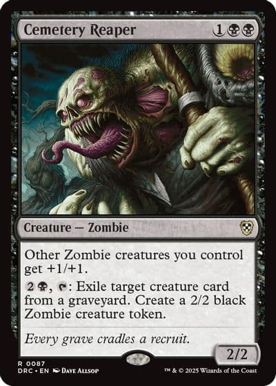 Cemetery Reaper Commander: Aetherdrift Magic card