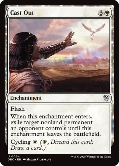Cast Out Commander: Aetherdrift Magic card