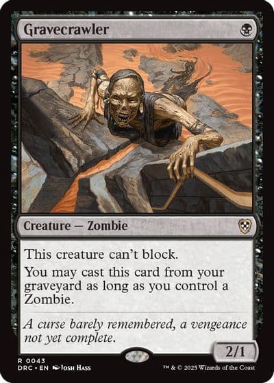 Gravecrawler Commander: Aetherdrift Magic card