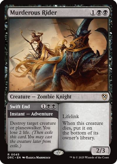Murderous Rider Commander: Aetherdrift Magic card