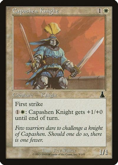 Capashen Knight Urza's Destiny Magic card