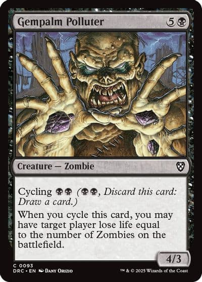 Gempalm Polluter Commander: Aetherdrift Magic card