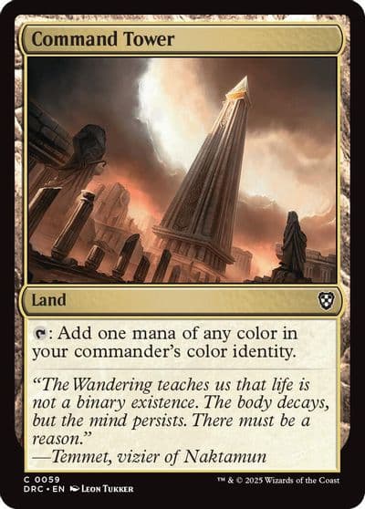 Command Tower 0059 Commander: Aetherdrift Magic card