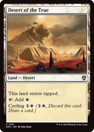 Desert of the True Commander: Aetherdrift Magic card