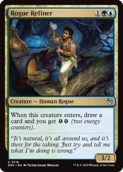 Rogue Refiner Commander: Aetherdrift Magic card