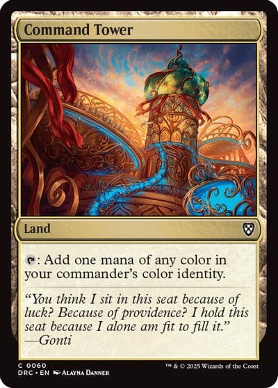 Command Tower 0060 Commander: Aetherdrift Magic card