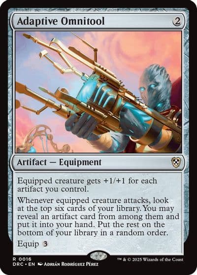 Adaptive Omnitool Commander: Aetherdrift Magic card