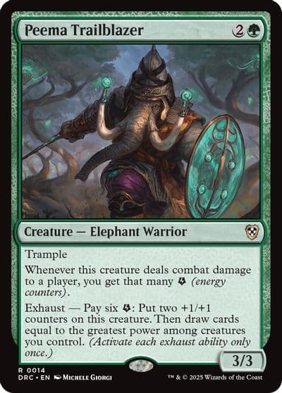 Peema Trailblazer Commander: Aetherdrift Magic card