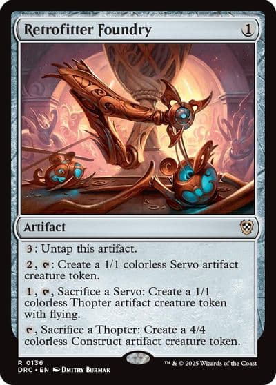 Retrofitter Foundry Commander: Aetherdrift Magic card