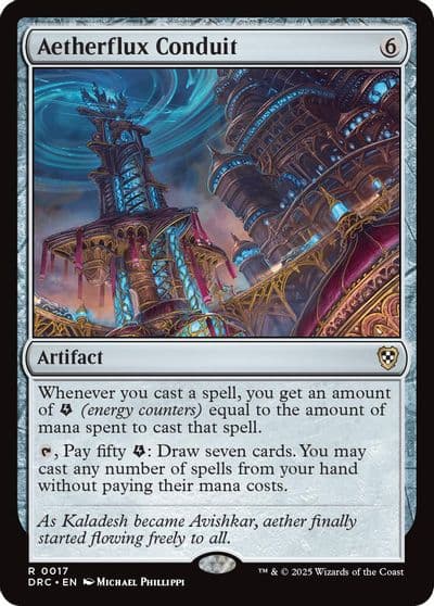 Aetherflux Conduit Commander: Aetherdrift Magic card
