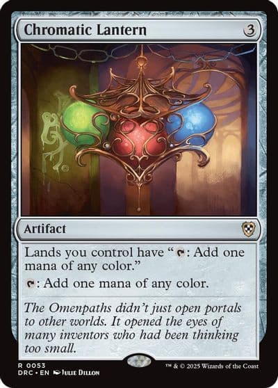 Chromatic Lantern Commander: Aetherdrift Magic card