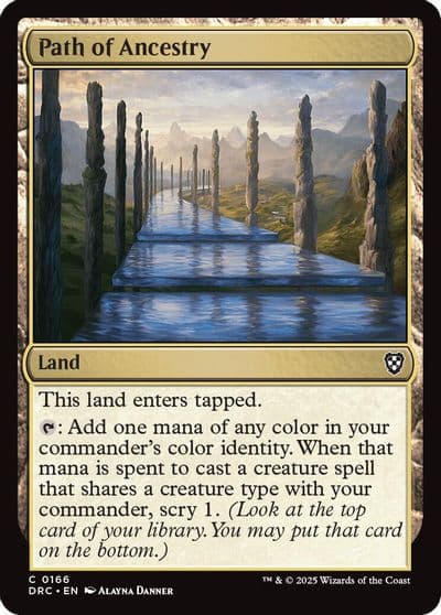 Path of Ancestry 0166 Commander: Aetherdrift Magic card
