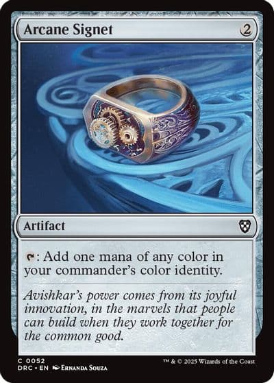 Arcane Signet 0052 Commander: Aetherdrift Magic card