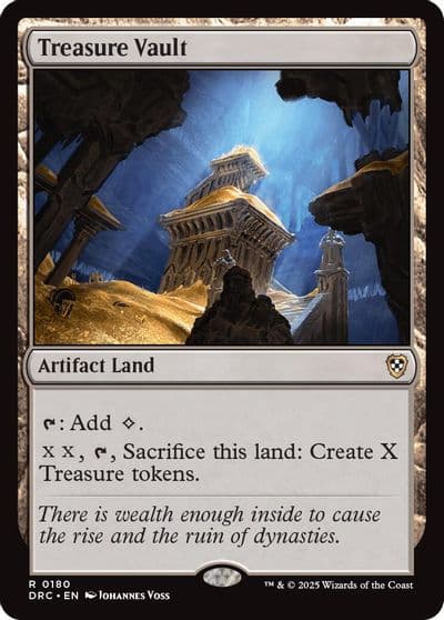 Treasure Vault Commander: Aetherdrift Magic card