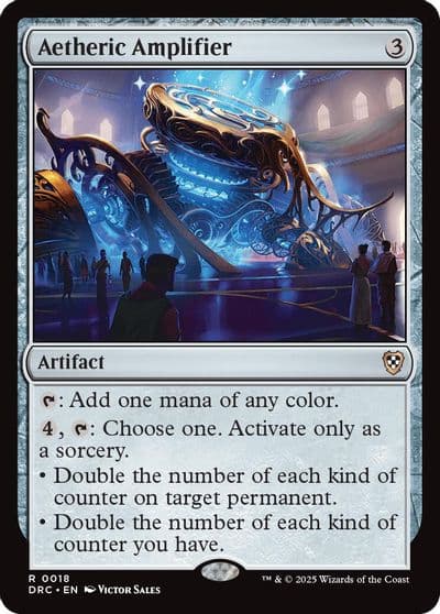 Aetheric Amplifier Commander: Aetherdrift Magic card