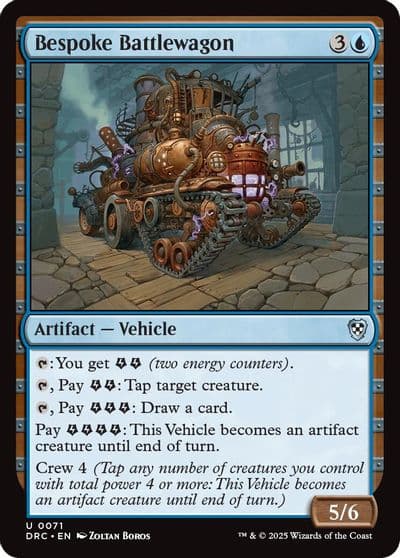 Bespoke Battlewagon Commander: Aetherdrift Magic card