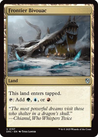 Frontier Bivouac Commander: Aetherdrift Magic card