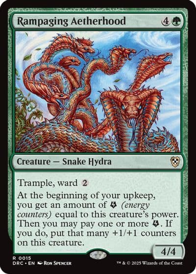 Rampaging Aetherhood Commander: Aetherdrift Magic card