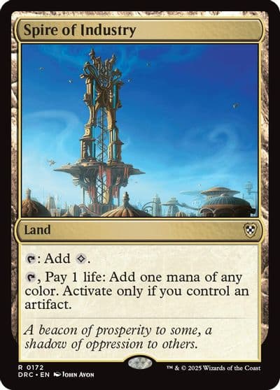 Spire of Industry Commander: Aetherdrift Magic card