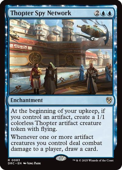 Thopter Spy Network Commander: Aetherdrift Magic card