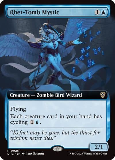 Rhet Tomb Mystic Extended Art Commander: Aetherdrift Magic card